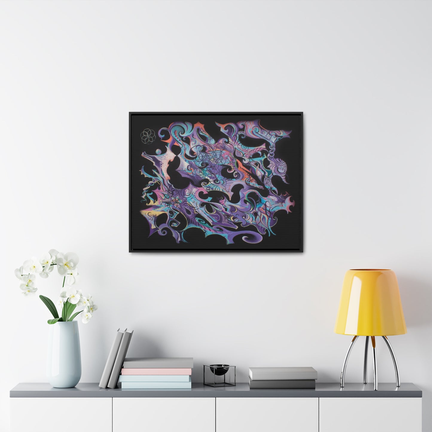 "Troposphere" Framed Gallery Wrapped Canvas Print