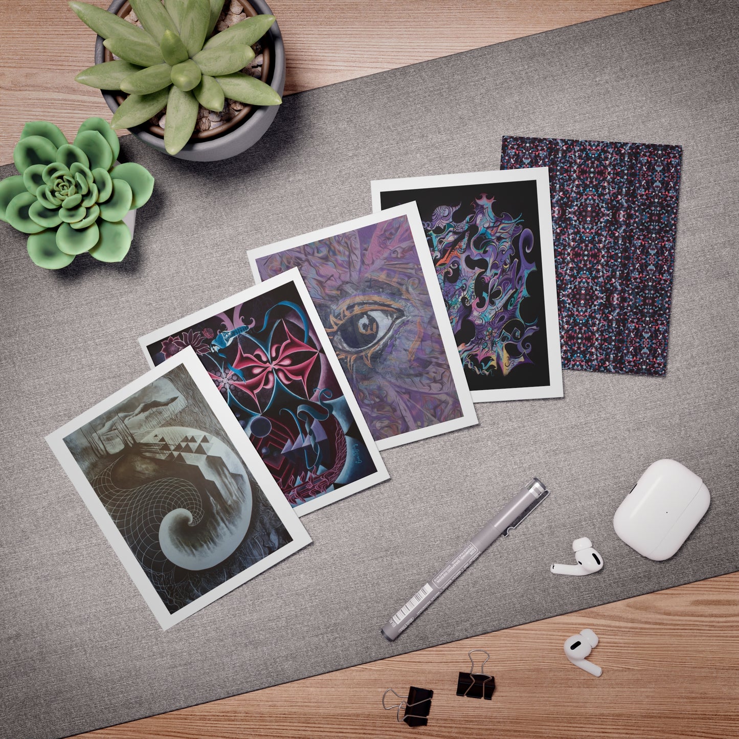 Multi-Design Greeting Cards (5-Pack)